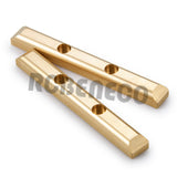 2PCS/Set Brass Boulder Rails Girder Strengthen for Axial SCX24