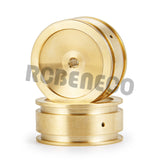 1Pair Brass Copper Wheel Rims Counterweight for Axial SCX24