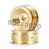 1Pair Brass Copper Wheel Rims Counterweight for Axial SCX24