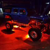 4LED Light Chassis Lamps for 1/24 Axial SCX24 AXI00005 RC Crawler Car