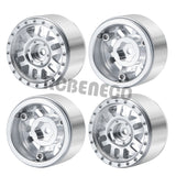 4pcs Metal Beadlock Wheels Rims for Axial SCX24 RC Crawler Car