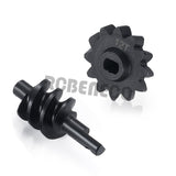 Steel Overdrive Gears, Differential Diff Worm Gear Set 12T 13T 14T 16T for SCX24 C10 JLU Gladiator Bronco Deadbolt Axial 1/24 RC Crawler Car