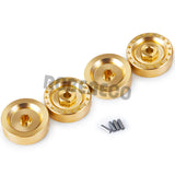 Brass Wheel Weights Hex Adapter Hub Combiner 5mm for AXIAL SCX24 1/24 RC Crawler Car