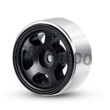 4PCS 1.0" CNC Metal Beadlock Wheel Rims for 1/24 RC Crawler Car