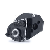 CNC Aluminium Complete Transmission Gearbox with Steel 0.3 Mod Transmission Gear for Axial SCX24 Deadbolt C10 JLU Gladiator Bronco 1/24 RC Crawler Car Upgrade