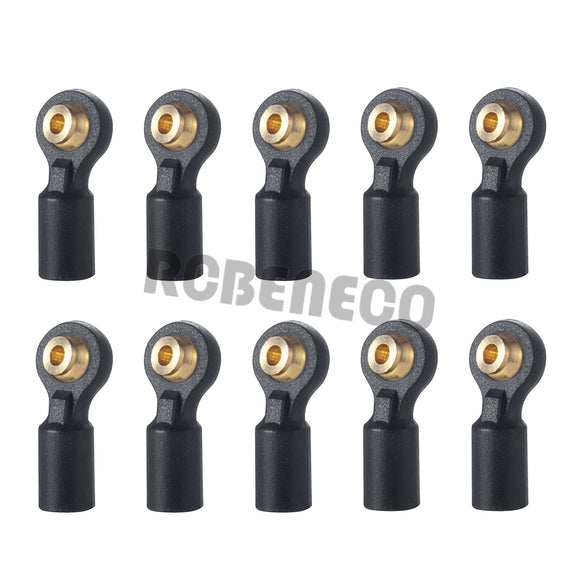 10PCS Plastic Rod Ends Link Balls Head Joints for 1/24 RC Crawler Axial SCX24 Upgrade Parts