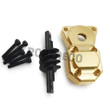 Brass Diff Cover and Axle Gear 6X6 Middle Axle Modification Kit for Axial SCX24 All Series 1/24 RC Crawler Car Parts