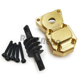 Brass Diff Cover and Axle Gear 6X6 Middle Axle Modification Kit for Axial SCX24 All Series 1/24 RC Crawler Car Parts