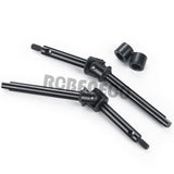 2Pcs 4mm Extended Carbon Steel Front Axle Drive Shaft CVD Set for 1/24 Axial SCX24 C10 JLU Bronco Gladiator Deadbolt Upgrades Parts