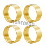 4PCS Brass Internal Beadlock Ring Clamp Ring Fit 1.0" Wheel Rim for 1/24 RC Crawler Axial SCX24 Upgrade Parts