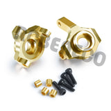 Brass Heavy Counterweight Steering Knuckles for Axial SCX24 90081