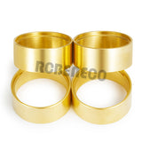 4PCS Brass Internal Beadlock Ring Clamp Ring Fit 1.0" Wheel Rim for 1/24 RC Crawler Axial SCX24 Upgrade Parts