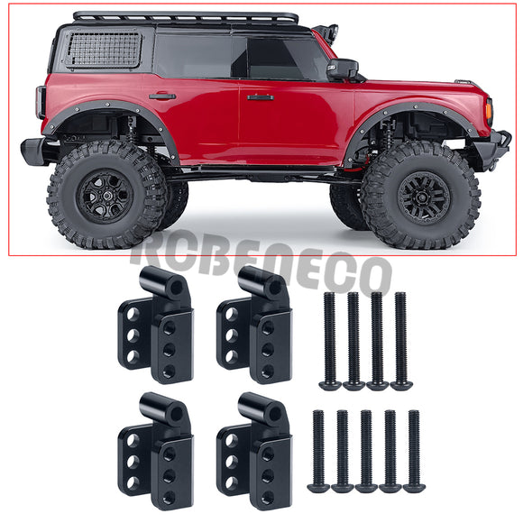 Metal Shock Mount Adjustable Towers for 1/10 RC Crawler Car Traxxas TRX4 TRX-4 Defender Bronco 4WD Upgrade Parts