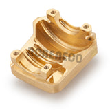 2pcs Brass Diff Cover Front and Rear Axles Housing Cover for 1/10 RC Crawler Car TRX4 TRX6