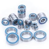 22PCS Blue Ball Bearing Kit for Team Associated B6.2 1/10 Scale 2WD Off Road Competition Buggy Bearings Upgrade Parts