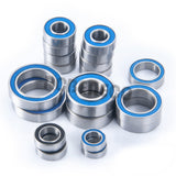 19PCS Rubber Sealed Bearing Kit for TRAXXAS 4Tec 2.0 Ford GT 4-Tec VXL AWD Chassis Upgrade Parts