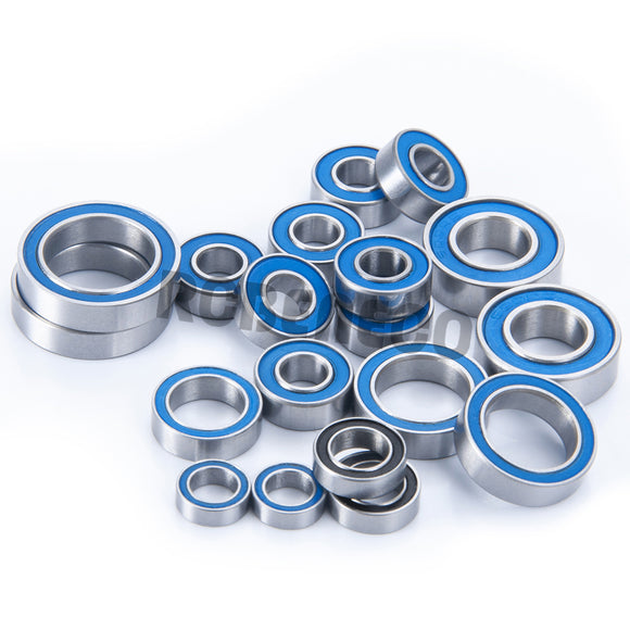 19PCS Rubber Sealed Bearing Kit for TRAXXAS 4Tec 2.0 Ford GT 4-Tec VXL AWD Chassis Upgrade Parts