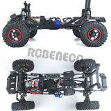 Carbon Fiber Car Frame Girder Side Frame Chassis Rails with Battery Tray Mounting Holder for Traxxas TRX4