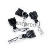 4pcs RC Body Clips R Pins 30-Degree Angle RC Clips with Pull Tabs for 1/24 Axial SCX24 RC Crawler Car