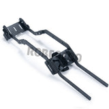 Carbon Fiber Car Frame Girder Side Frame Chassis Rails with Battery Tray Mounting Holder for Traxxas TRX4