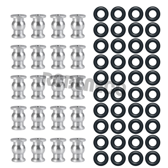 20Pcs RC Ball Studs Joints Replacement Rod Ends O Rings Set for  Axial SCX24