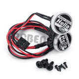 Round 2/4LEDs Light with Cover for Axial SCX10 Traxxas TRX4 D90